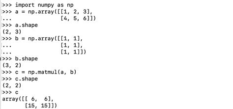 numpy multiply vector by matrix.